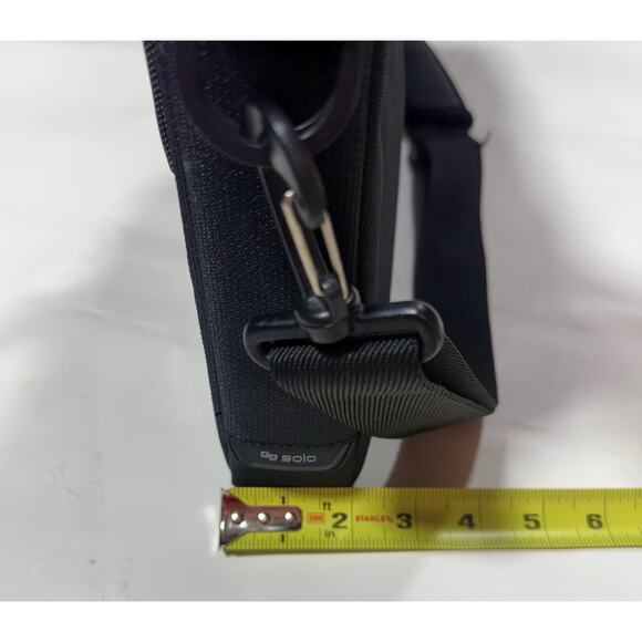 SOLO Ny FLATIRON SLIM BRIEF city briefcase over the shoulder - Picture 9 of 12